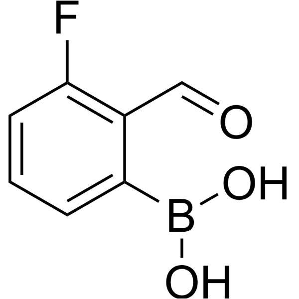 (3-Fluoro-2-formylphenyl)boronic acid 871126-15-7